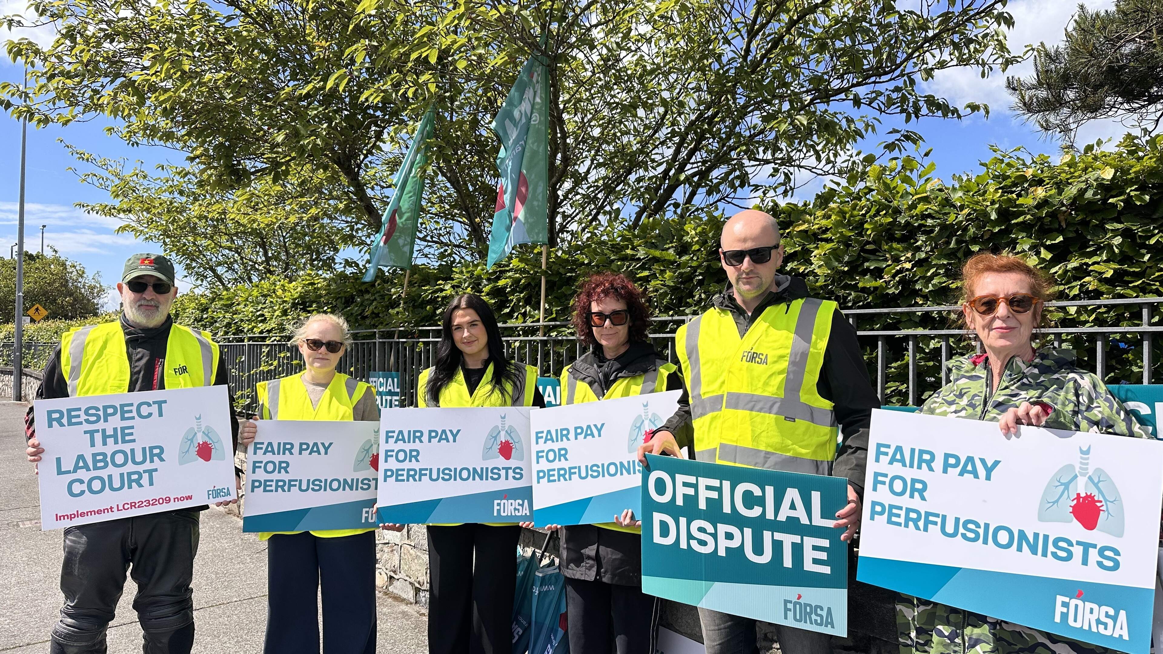 Galway perfusionists plan five more days of industrial action as Minister says there is ‘no basis’ for talks